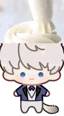 Boy In Tuxedo Next To Cupcake GIF