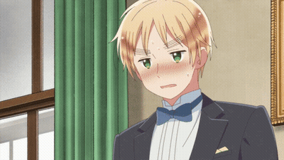 Boy In Tuxedo With Bow Tie Looking GIF