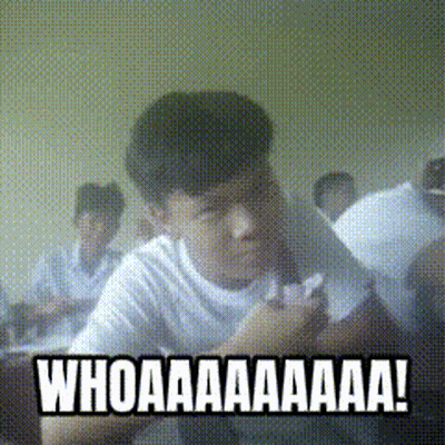 Boy In White Shirt Saying Whoa GIF