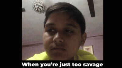 Boy In Yellow Shirt When You're Just Too Savage GIF