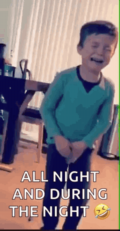 Boy Laughing With Eyes Closed GIF