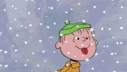 Boy Licking Snowflake GIF