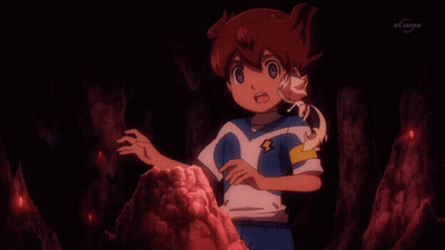 Boy Lightning Bolt Beside Animal BS Japan Sign GIF