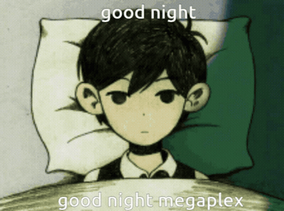 Boy Lying In Bed Saying Good Night Megaplex GIF