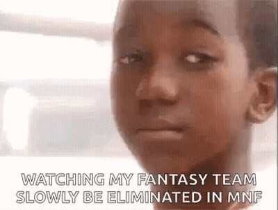 Boy Making Funny Face During MNF Fantasy Elimination GIF