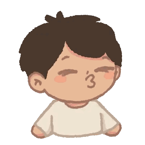 Boy Making Funny Face With Number 3 Sticker