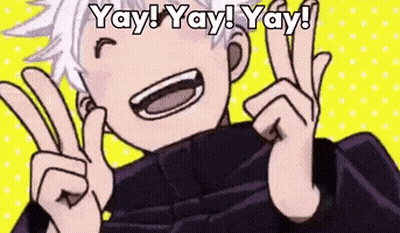 Boy Making Peace Sign GIF