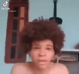 Boy Putting Spooderman Mask GIF