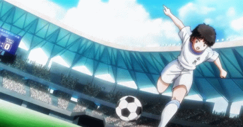 Boy Raising Arms Banzai Hurray