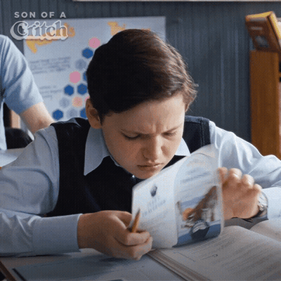 Boy Reading Book Son Of A Griffin GIF