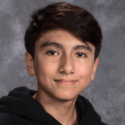 Boy's Face Rotate GIF