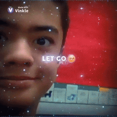 Boy's Face Saying Let Go GIF