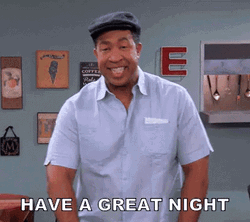 Boy's Hand On Chin Have A Great Night GIF