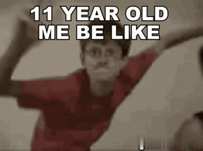 Boy Saying 11 Year Old Me Be Like GIF