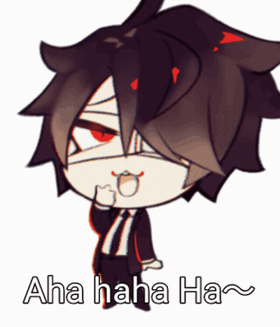 Boy Saying Aha Haha Ha GIF