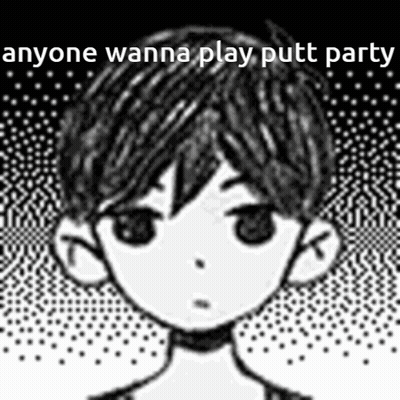 Boy Saying Anyone Wanna Play Putt Party GIF