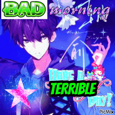 Boy Saying Bad Morning Have A Terrible Day GIF
