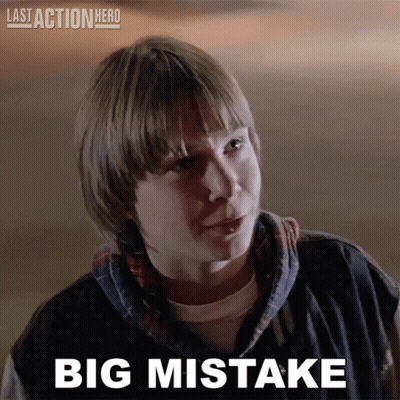 Boy Saying Big Mistake GIF