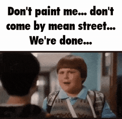 Boy Saying Don't Paint Me GIF
