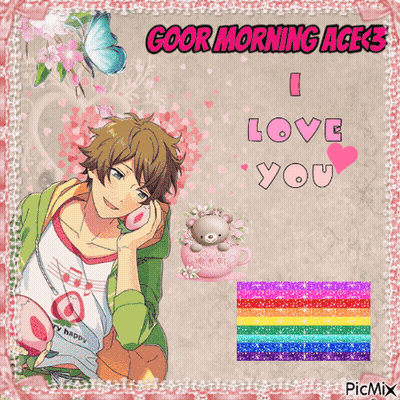 Boy Saying Good Morning Aces I Love You GIF