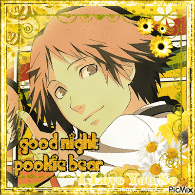 Boy Saying Goodnight Pookie Bear I Love You So GIF