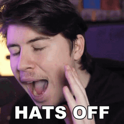 Boy Saying Hats Off GIF