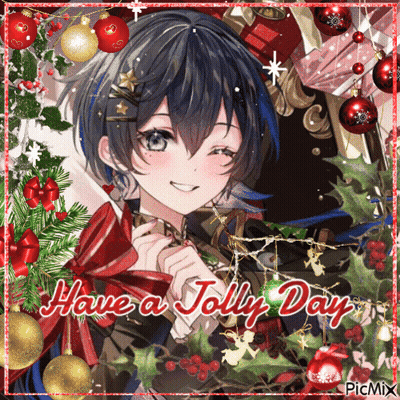 Boy Saying Have A Jolly Day GIF