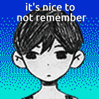 Boy Saying It's Nice To Not Remember GIF