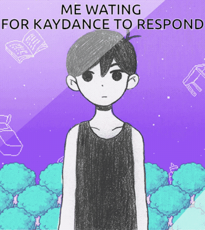 Boy Saying Me Wating For Kaydance To Respond GIF