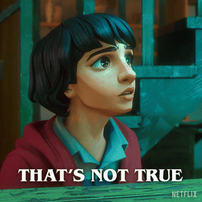 Boy Saying That's Not True GIF