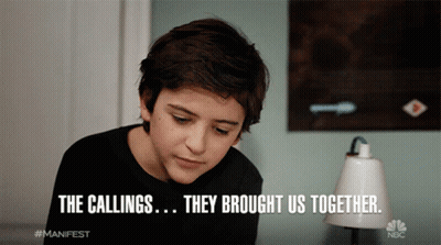Boy Saying The Callings... They Brought Us Together GIF