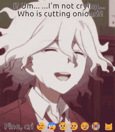 Boy Saying Um I'm Not Crying Who Is Cutting Onions GIF