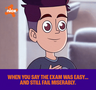 Boy Saying When You Say The Exam Was Easy And Still Fail Miserably GIF