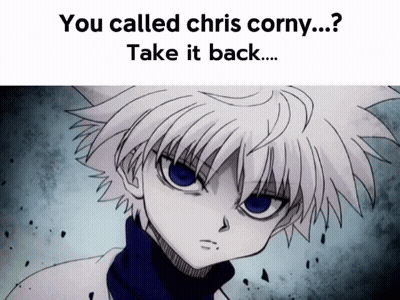 Boy Saying You Called Chris Corny Take It Back GIF