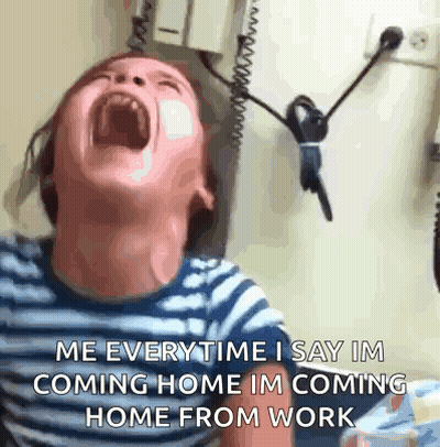 Boy Screaming Saying Im Coming Home GIF