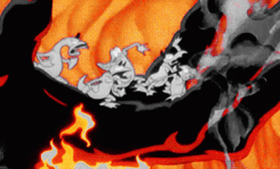 Boy Sitting On Red Flower Merry-Go-Round GIF