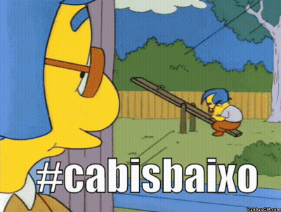 Boy Sitting On Seesaw #Cabisbaixo GIF