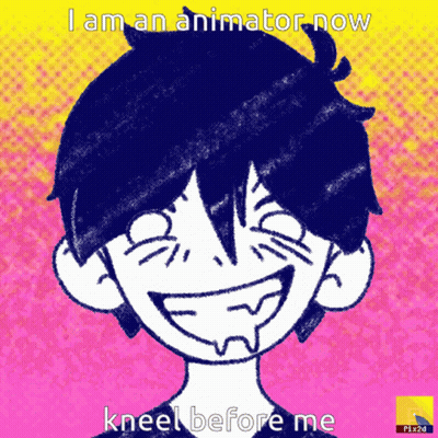Boy Smiling I Am An Animator Now Kneel Before Me GIF