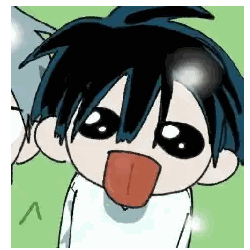 Boy Sticking Out Tongue Sticker