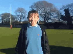 Boy Student Vanishing Teleport GIF