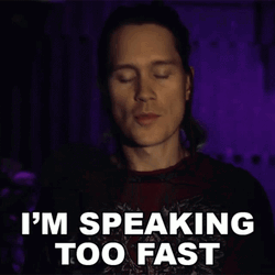 Boy Talking Too Fast GIF