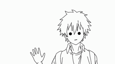 Boy Waving Hand Hi GIF