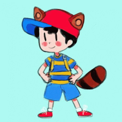 Boy Wearing Hat And Ears GIF