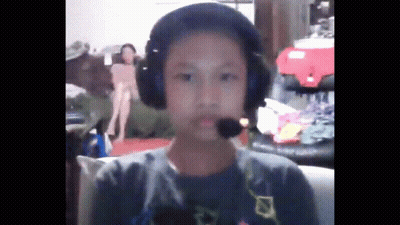Boy Wearing Headphones And Microphone GIF