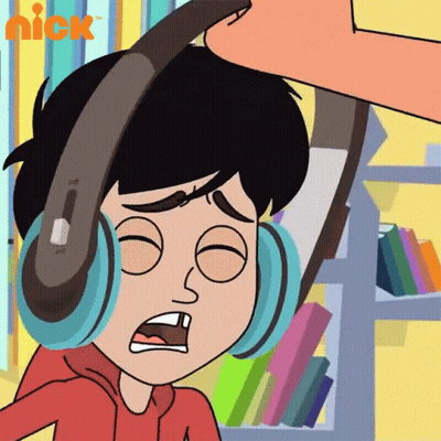 Boy Wearing Headphones With Nick Logo GIF