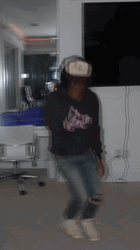 Boy Wearing Jacket Sturdy Dance Move GIF