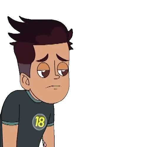 Boy Wearing Number 18 Shirt Sticker