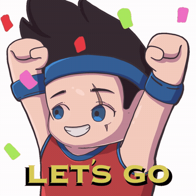 Boy With Arms Up Lets Go GIF