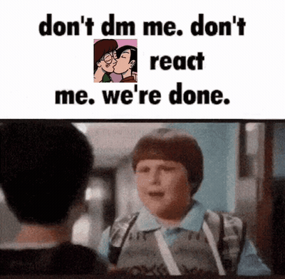 Boy With Backpack Talking To Another Boy Don't Delta My Rune GIF