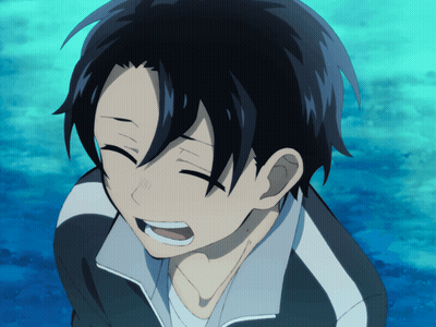Boy With Black Hair Smiling GIF
